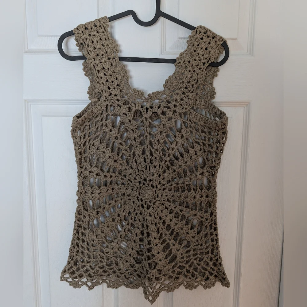 Diamant Angel Boho Crochet Knit Tank - Picture 8 of 8